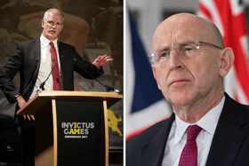 Millions of pounds of additional funding has been allocated to improving military accommodation in the south east of England. From L: Al Carns and John Healey.