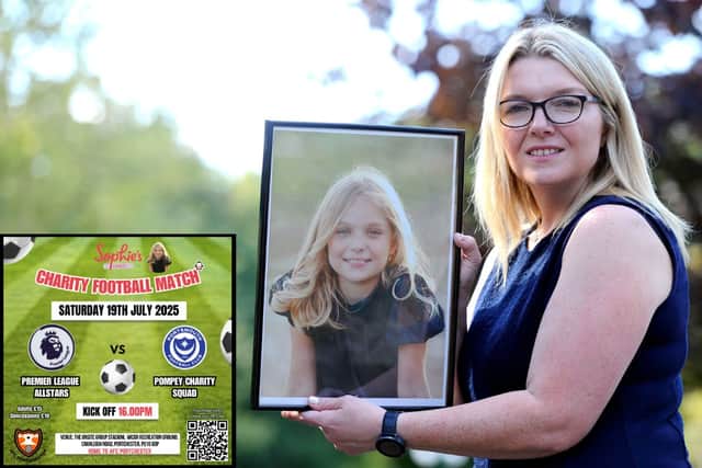 Sophie's Legacy has organised its fourth charity football match for next month.
