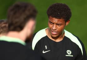 Kusini Yengi was part of a Socceroos training camp that was held in Abu Dhabi in the build up to this month's World Cup qualifiers against Japan and Saufi Arabia