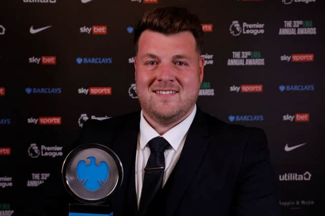 Jay Sadler has been named as the League Managers' Association's Barclays Women's Championship Manager of the Year.