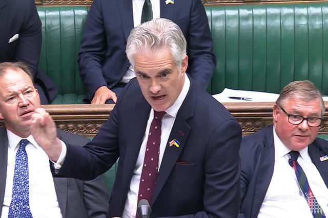 Shadow defence secretary James Cartlidge called the SDR a "damp squib" and did not believe it was financed properly.