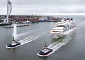 "Six-star exclusive" cruise ship Seabourn Sojourn sailing into Portsmouth International Port for the first time on May 30.