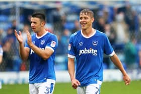 Tom Davies won the League Two title with Pompey in 2016-17. Picture: Joe Pepler
