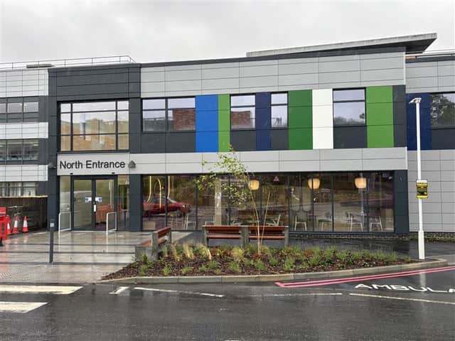 New North Entrance at QA Hospital