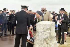 Pictured is: D Day veteran 100-year-old Albert Westgate.