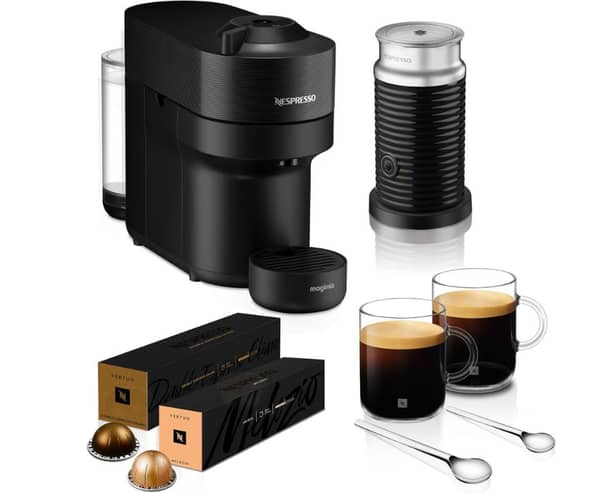 The Barista bundle includes everything you'll need for a perfect cup of coffee at home