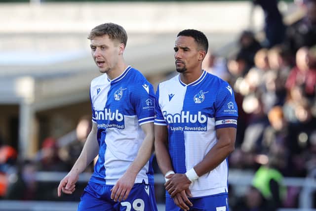 Jamie Lindsay (left) and Scott Sinclair (right).