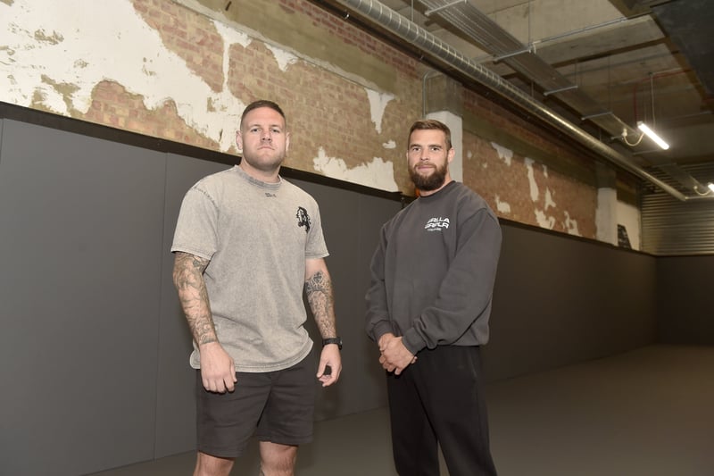 Gorilla Grapplers Fitness and Martial Arts Academy has gone from strength to strength after opening in Waterlooville earlier this year. 

Pictured is: (l-r) Two out of the three owners of Gorilla Grapplers Adam Gunning and Jamie Irish.

Picture: Sarah Standing (260525-3740)