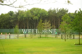 The first homes have started to be unveiled at Welborne Garden Village. Picture: Sarah Standing (030625-7497)