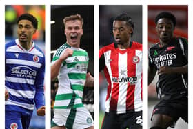From left to right: Harvey Knibbs, Daniel Cummings, Paris Maghoma and Ismeal Kabia were all linked with Pompey in January.