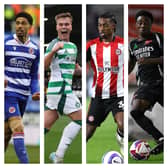 From left to right: Harvey Knibbs, Daniel Cummings, Paris Maghoma and Ismeal Kabia were all linked with Pompey in January.