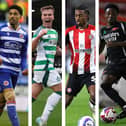 From left to right: Harvey Knibbs, Daniel Cummings, Paris Maghoma and Ismeal Kabia were all linked with Pompey in January.