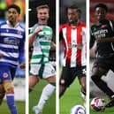 From left to right: Harvey Knibbs, Daniel Cummings, Paris Maghoma and Ismeal Kabia were all linked with Pompey in January.