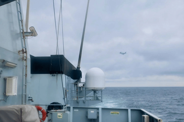 HMS Spey has joined forces with the Australian navy to carry out exercises in the Pacific region.