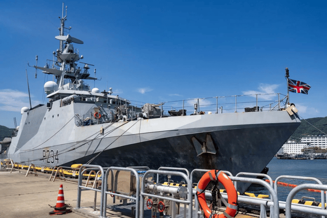 Royal Navy warship HMS Spey carried out a freedom of navigation patrol in the Taiwan strait in defiance of China.