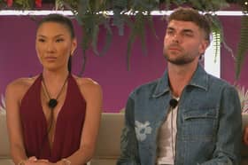 Sophie with Harry on Love Island