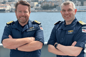 Commander Gavin Lowe has become the new Commanding Officer of HMS Trent alongside Gibraltar, relieving Commander Tim Langford after two years at the helm. The Portsmouth Royal Navy vessel is bound for the Caribbean.