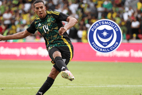 Pompey loanee Isaac Hayden has been in World Cup action for Jamaica ahead of the Concacaf Gold Cup. Pic: Getty.