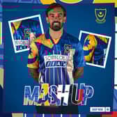 Pompey's new mash-up retro shirt is causing quite a stir. Pic: Portsmouth FC