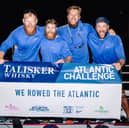 Lt Cdr Mitchell-Heggs (right) with shipmates at the Atlantic row finish line. The full list of Royal Navy and Royal Marines personnel commemorated in the King's Birthday Honours List has been released.