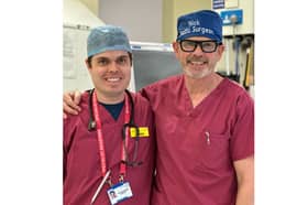 Father and son, Nicholas and Alexander Bennett, operated alongside each other for the first time in their professional careers.