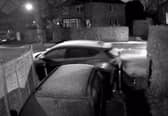 The moment Timothy Jason Starkie crashed into the parked car