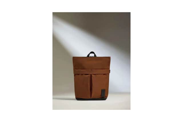 Urban Core Zip Top Backpack in Clay Brown