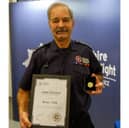 Hampshire and Isle of Wight Fire and Rescue Service (HIWFRS) on-call Firefighter, Brian Cole has been awarded a British Empire Medal (BEM)– in the King’s Birthday Honours list 2025.

Pictured: Brian Cole with his medal 