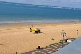 Emergency services raced to the beach near South Parade Pier this morning (June 15) following a welfare incident. 

Picture credit: Marilyn Jeffrey