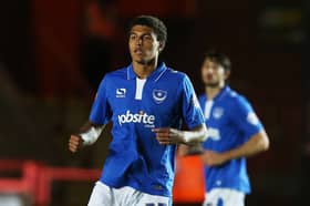 Christian Oxlade-Chamberlain made his Pompey first-team debut as a 17-year-old in September 2015 at Exeter. Picture: Joe Pepler