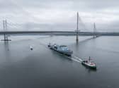 New Royal Navy ship HMS Venturer sails for the first time as she's tested in the Firth of Forth. The Type 31 vessel will soon be travelling to Portsmouth, where she will be based.