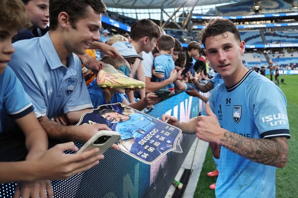 Sydney FC attacking midfielder Adrian Segecic is wanted by Pompey
