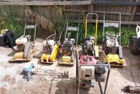 Tools and farming equipment valued at roughly £10,000 has been seized in Denmead.