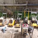 Tools and farming equipment valued at roughly £10,000 has been seized in Denmead.