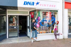 Dylan Daly and Anna-Rose Mordawska opened DNA Vintage in Gosport High Street.