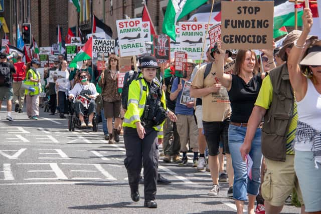 The national Palestine Solidarity Campaign has called three mass mobilizations against the arms trade with Israel, specifically the F-35 fighter jet supply chain on Tuesday 17th June 2025.