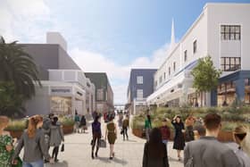 A depiction of Marlborough Square once the works have completed.
