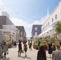 A depiction of Marlborough Square once the works have completed.