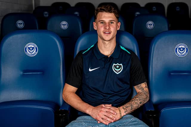 Adrian Segecic was Pompey’s first signing last summer.