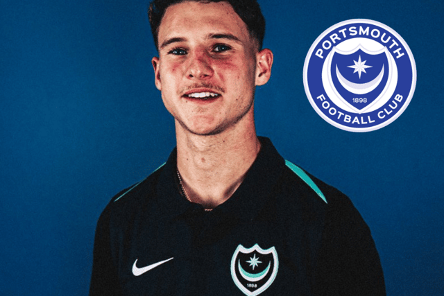 Pompey new boy Adrian Segecic. Pic: Portsmouth FC