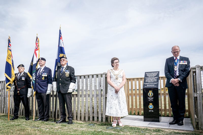 President of the Royal Naval Association, Vice Admiral Duncan Potts CB RN Rtd, together with the Mayor of Fareham, Cllr Mrs Louise Clubley, unveil a Daedalus Commemorative Stone in the public viewing area at Solent Airport

Pictured: Vice Admiral Duncan Potts CB RN Rtd, together with the Mayor of Fareham, Cllr Mrs Louise Clubley


Picture: Habibur Rahman