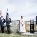 President of the Royal Naval Association, Vice Admiral Duncan Potts CB RN Rtd, together with the Mayor of Fareham, Cllr Mrs Louise Clubley, unveil a Daedalus Commemorative Stone in the public viewing area at Solent Airport

Pictured: Vice Admiral Duncan Potts CB RN Rtd, together with the Mayor of Fareham, Cllr Mrs Louise Clubley


Picture: Habibur Rahman