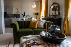 The mayor and co are being shown around during The Royal Haslar Waterfront Village open day. 

Pictured: One of the apartments featured on the Interior Design Masters 

Picture: Alec Chapman
