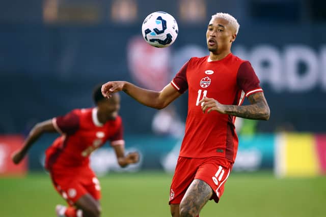 Danie Jebbison in action for Canada. Pic: Getty
