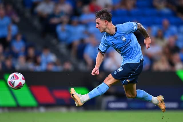 Pompey new boy Adrian Segecic is looking forward to unleashing his left foot on the Championship. Pic: Getty
