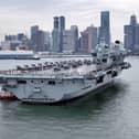 Royal Navy flagship HMS Prince of Wales has reached Singapore on its huge deployment in the Indo-Pacific region. She is leading the UK Carrier Strike Group on Operation Highmast.