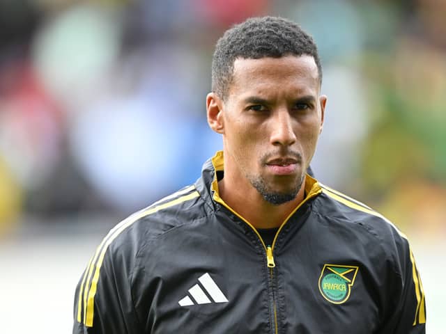Pompey loanee Isaac Hayden on Jamaica duty. Pic: Getty