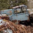 Old and rusted vehicles 