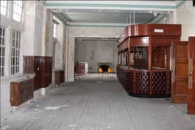 The Wardroom mess bar at HMS Daedalus