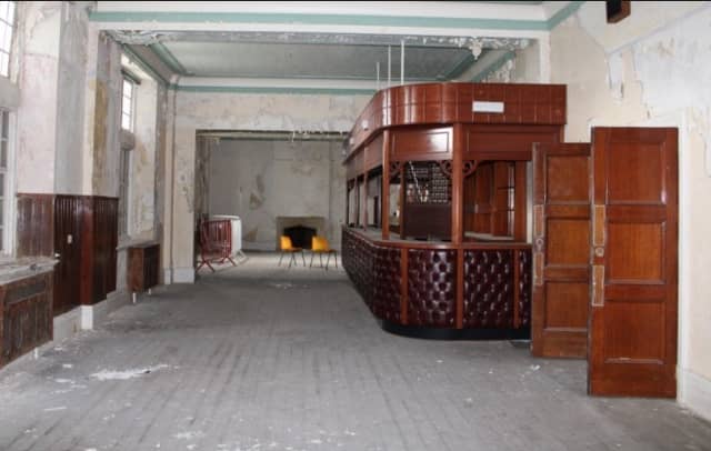 The Wardroom mess bar at HMS Daedalus